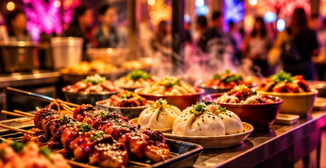 Streetfood: spiesjes, baozi en bowls